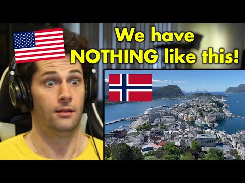 American Reacts to 8 Must-Visit Cities in Norway