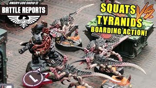 Squats vs Tyranids - Warhammer 40K: Boarding Actions 10th Edition Battle Report!