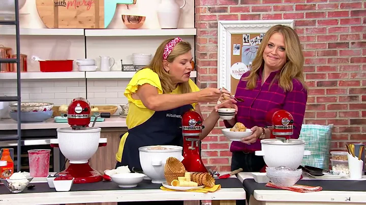 KitchenAid Ice Cream Maker Attachment w/ Ice Cream Scoop on QVC