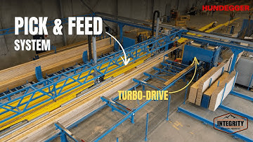 From Storage to Saw: The Pick & Feed System Transforms Efficiency |  Integrity Building | Hundegger