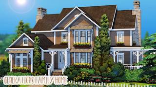 Generations Family Home 🏡...(Sims 4 Speed Build)