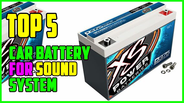 Whats the best battery for car audio