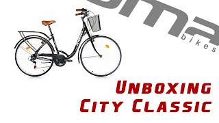 Vélo de Ville City Classic 28'' Shimano 18V Blanc | Alltricks.fr