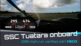 Go onboard the SSC Tuatara as it hits a staggering 295mph!