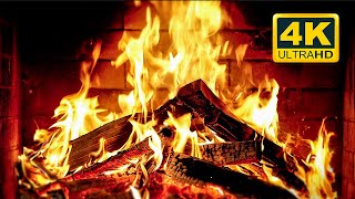 🔥 Cozy Fireplace 4K (12 HOURS). Fireplace with Crackling Fire Sounds. Crackling Fireplace 4K