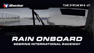 Rain Onboard - GT3 at Sebring