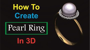 How To Create Pearl Ring In 3d || Gemvision Matrix 9 Tutorial #09