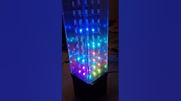 3D Tetris game on a custom 3x3x12 LED matrix