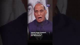 Watch: Rajnath Singh Compares AI To Mythological Demon 'Bhasmasura'