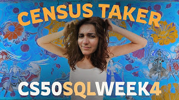 (CS50 SQL) PROBLEM SET 4 - CENSUS TAKER | SOLUTION