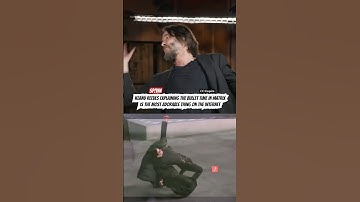 Keanu Reeves explains the iconic bullet time scene in the Matrix in an adorable way