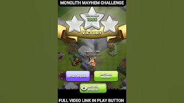 Easily 3-Star the Monolith Mayhem Challenge #gamingrascal #shorts