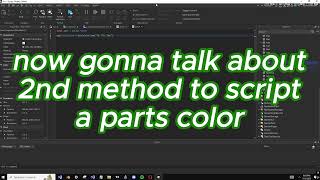 {Roblox studio}| | How to script colors | basic scripting series ep 2