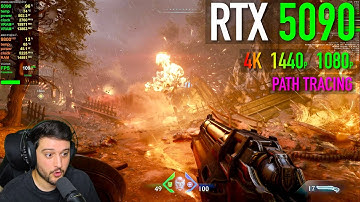 DOOM: The Dark Ages with Path Tracing on the RTX 5090!