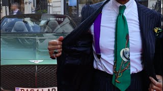 Suits and Cars on Saville Row | What gentlemen were wearing for Concours on Saville Row