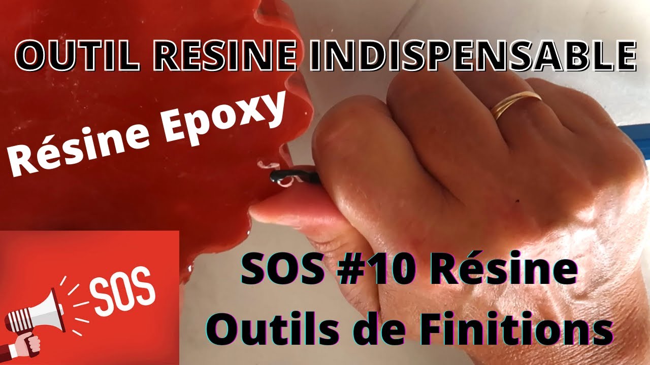 Résine époxy INDISPENSABLE OUTILS FINITIONS RESINE EBAVUREUR SOS RESINE #10  