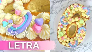 Torta de Número | Frosting y Decoración desde cero!