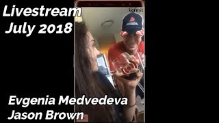 Evgenia Medvedeva Jason Brown LIVESTREAM [ENG SUBS]