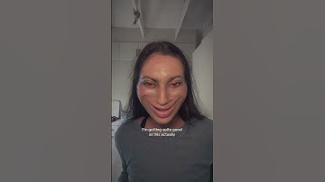 GRWM with the scary filter AGAIN😂 I’m a pro now, if I do say so myself💅🏽 #eczema #eczemamakeup