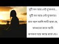 Duti Mon Ar Nei Dujonar (Lyrics) |♥ Chitra Singh