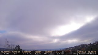 Timelapse Cam 1 - 7. mars 2020