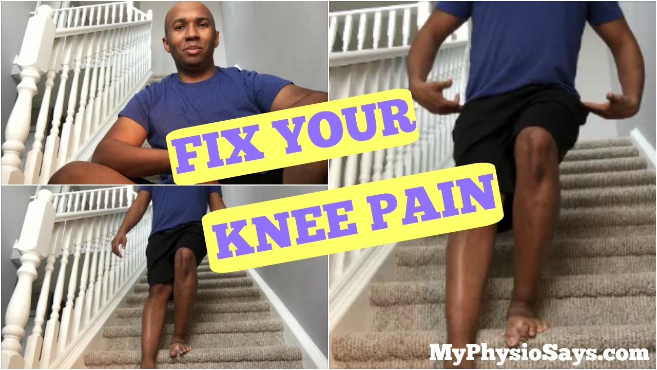 Fix Your Knee Pain with the Eccentric Step Down Exercise - YouTube