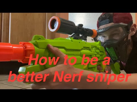 How to become a better sniper in Nerf - YouTube