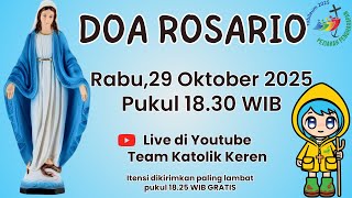 Doa Rosario 29 Oktober 2025 - Rabu Pekan Biasa XXX - Peristiwa Mulia