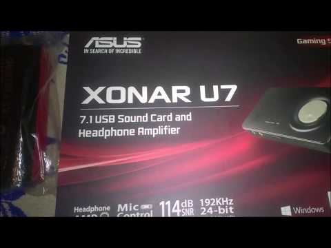 Asus Xonar U7 - USB Sound Card External 🎤  -  Unboxing