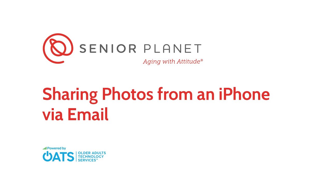 Sharing Photos from an iPhone via Email