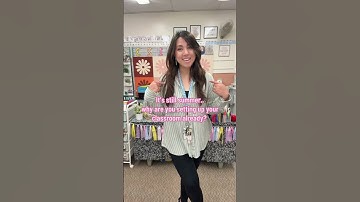 Classroom setup Day 1 video coming soon! #classroomsetup #teachersofyoutube