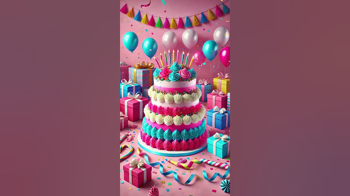 Happy Birthday Greeting Video 🎂✨ Happy Birthday E card | Blue ,Pink and White Happy Birthday wishes
