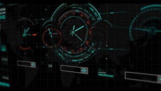 No-copyright hacking screen with mysterious sound effect || HUD -3d || futuristic interface