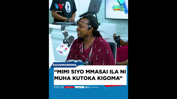 MIMI SIO MMASAI NI MUHA