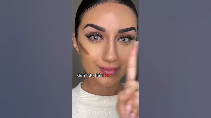 How to: Model Cheekbones with contour 😍 #makeup #makeuphacks #makeuptutorial