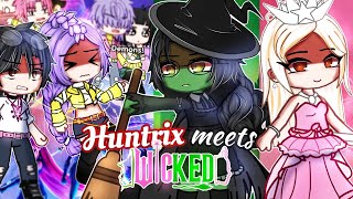 HUNTRIX Meet WICKED ft. SAJA Boys | KPOP Demon Hunters | GLMM / GCMM | Gacha Club Mini Movie