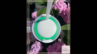 3D Digital STL File – Golf Ball Stanley Cup Topper | Printable Tumbler Straw Topper for 30 oz & 4...