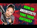 Doomsday guitar cover  architects f octave tuning tutorial vertical