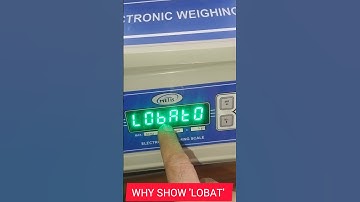 HOW FIX PROBLEM OF WEIGHT SCALE MACHINE SHOWING 