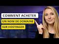 Comment  acheter un nom de domaine sur Hostinger : guide complet 2026