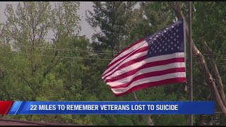 22 miles to remember Veterans lost to suicide