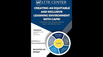 Creating an Equitable and Inclusive Learning Environment