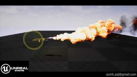 UE4 - Flamethrower test