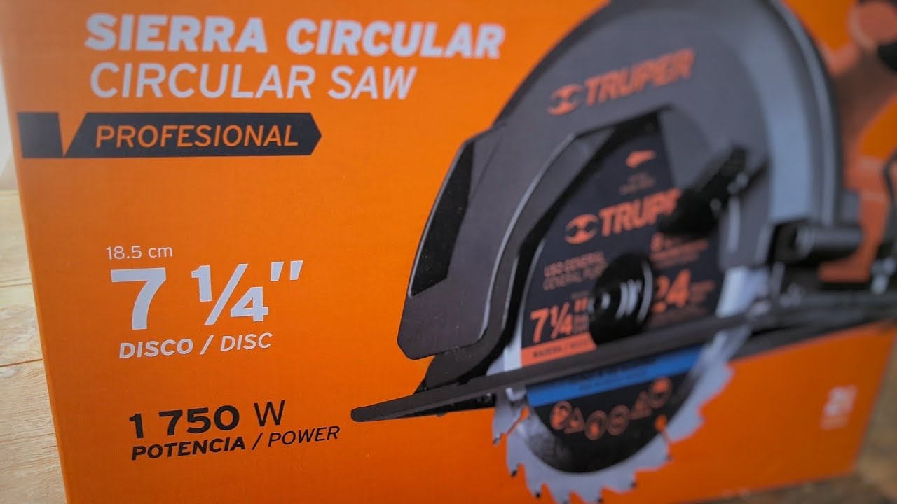 SIERRA CIRCULAR DE MANO TRUPER SICI-7-1/4A3 11004