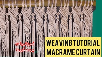 Complete tutorial on macrame curtain weaving: step by step to become a professional!