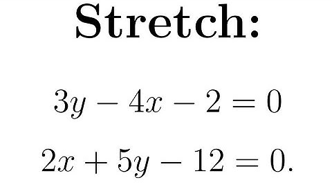Systems of Two Linear Equations in Two Variables Part 4 | Simultaneous Equations in Two Unknowns