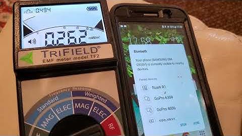 TriField TF2 Bluetooth RF measurements