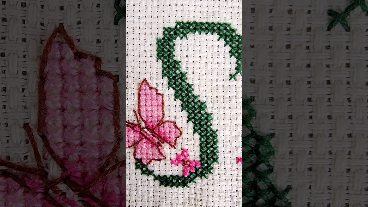 Cross stitch Letter S #shorts #viral #trending