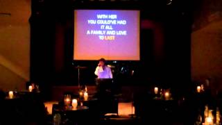 Video thumbnail of "THE COLD HARD TRUTH, 7 Feathers Karaoke, George Jones hit, written by Jamie O'Hara"