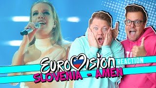 SLOVENIA EUROVISION 2021 // Ana Soklič - Amen // ESC 2021 Reaction Video